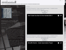 Tablet Screenshot of alchemistica.net